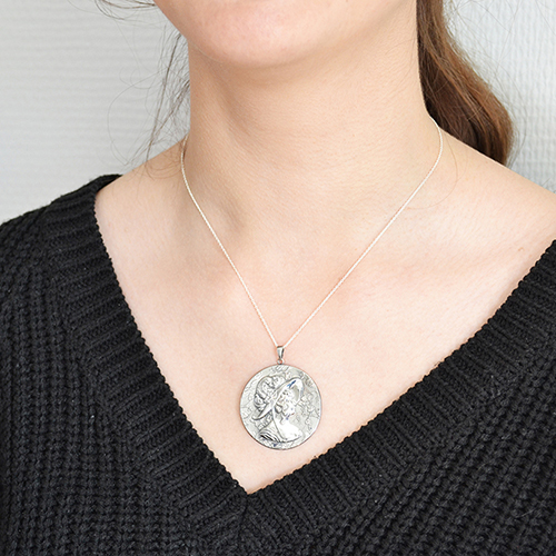 Zilveren ArtNouveau-hanger_1